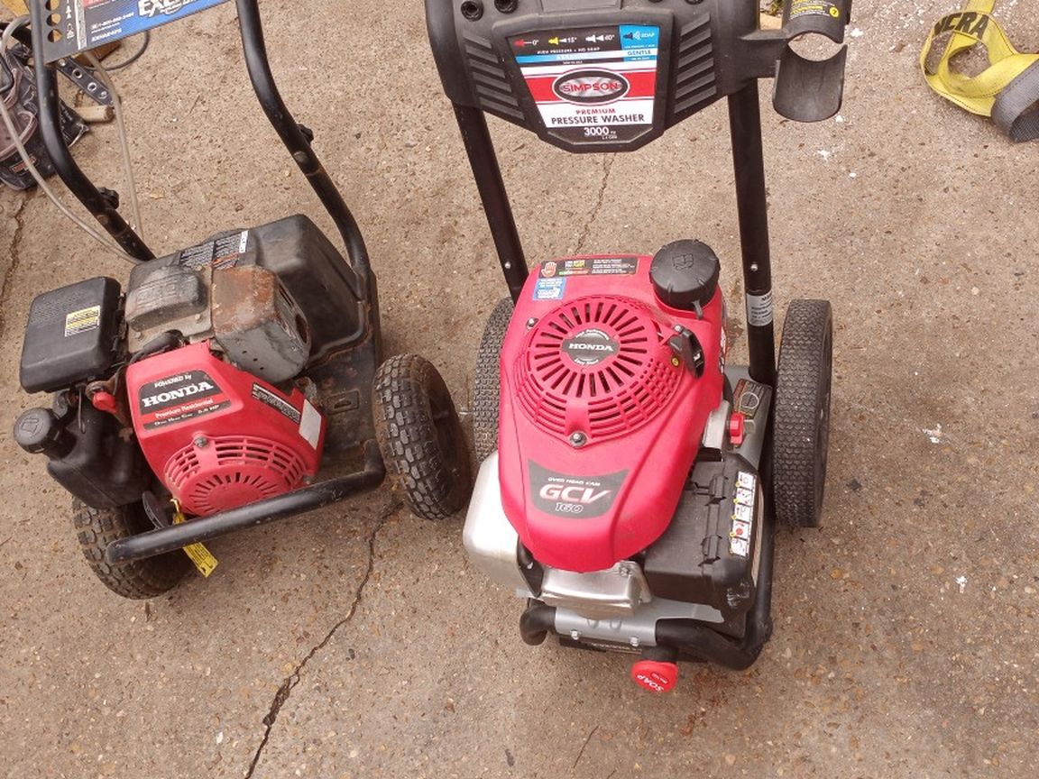 Pressure Washer 300 Psi Simpson Y 240psi Excell Motor Honda