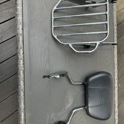 Harley Touring Quick Disconnect Luggage Rack And Backrest
