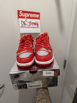 Off-White x Nike Dunk Low “University Red” (2019)