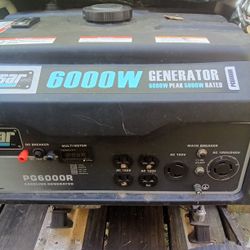6000 Watt Gas Powered Generator 