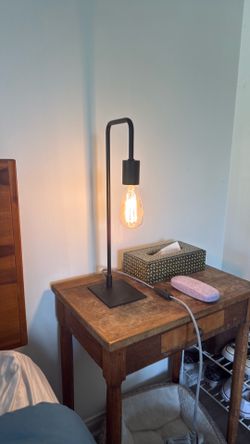 Vintage side table lamp
