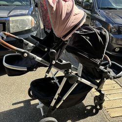 Mockingbird Double Stroller With Car seat Adapter