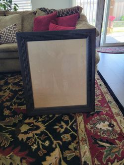 Large Wood Frame With Glass