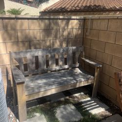 Wooden Bench