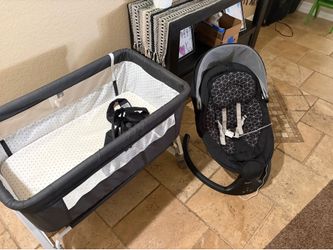 Baby bassinet and baby swing