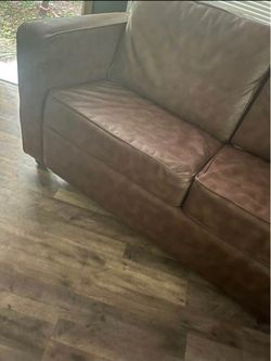 Leather couch