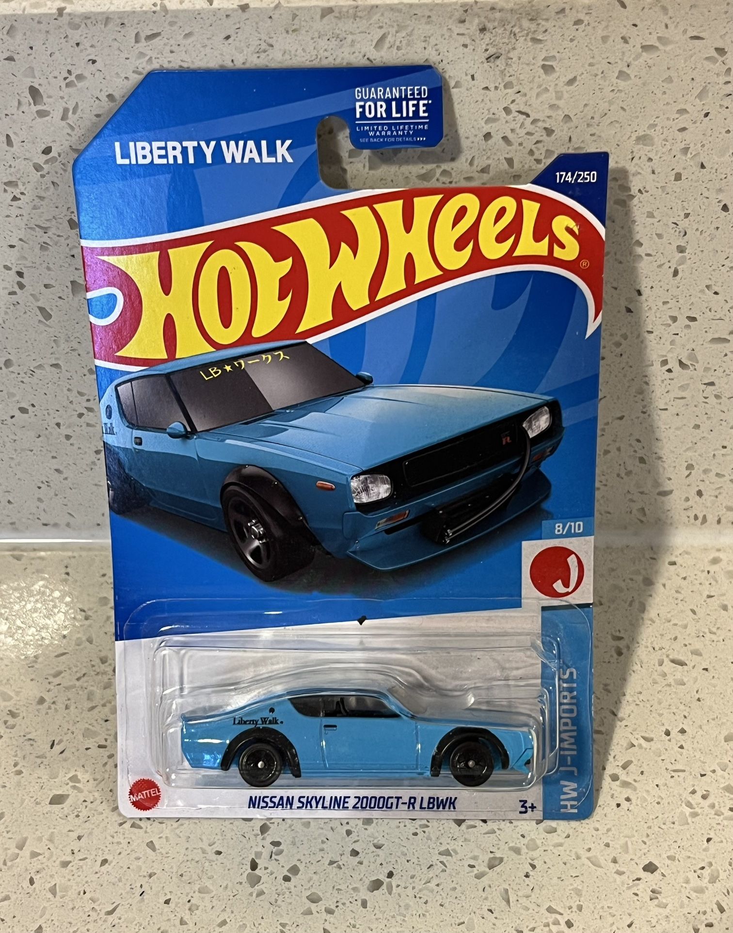 Hot Wheels Nissan Skyline 2000GT-R LBWK Blue Collectible 174/250 Brand New