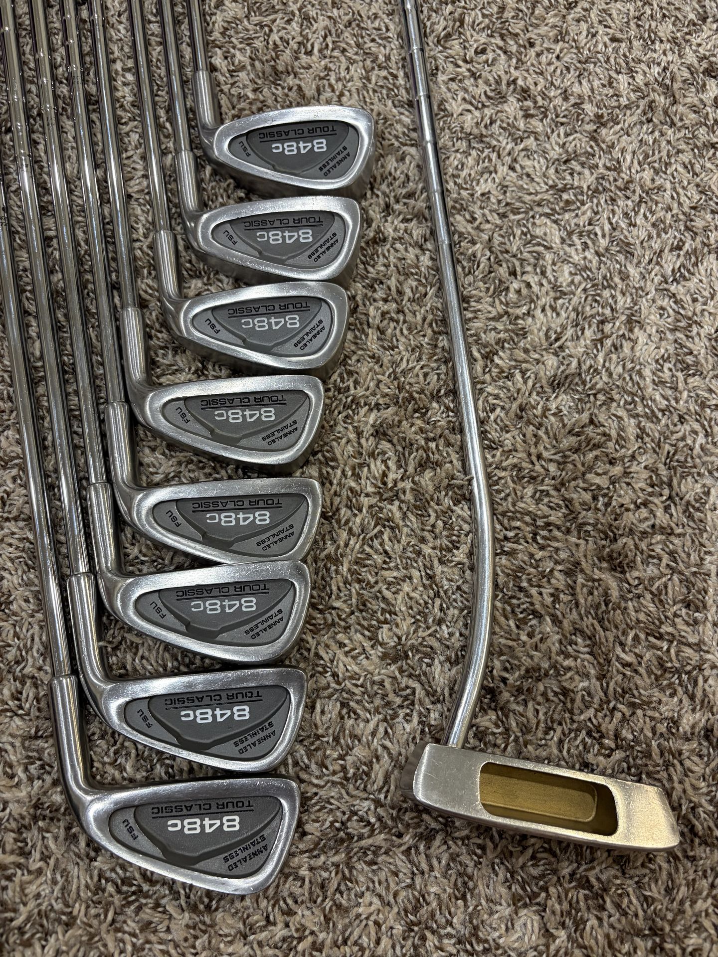 FSU 848C tour classic irons 3-p and putter