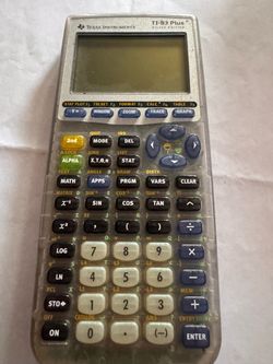 TI 83 Calculator