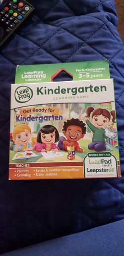 Leapfrog Cartridges Kindergarten  Learning Game