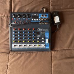 Pyle 6 Channel Mixer W/ Bluetooth