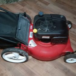 Craftsman 21" 8.25 H/P High Wheel Push Mower With Bagger 