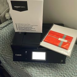 Canon Printer With Paper 