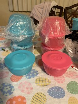 Tupperware Mexicano Refri Savers Redondos 400 Ml Cada Uno $7.50