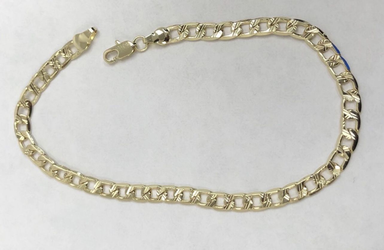 Amazing Anklet ❤️Diamond Cut cuban links anklet 14k gold filled best quality guarantee ‼️💯‼️💯