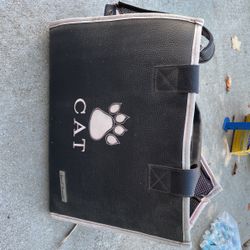 Cat Carrier  Leather Today $30