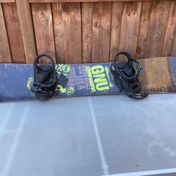 Snowboard And Bindings