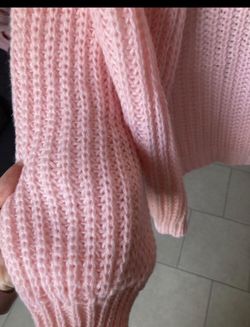 Pink cardigan