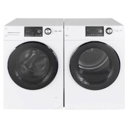 New Front Load 24 Inch Washer Dryer Electric Set Apartment Size GE