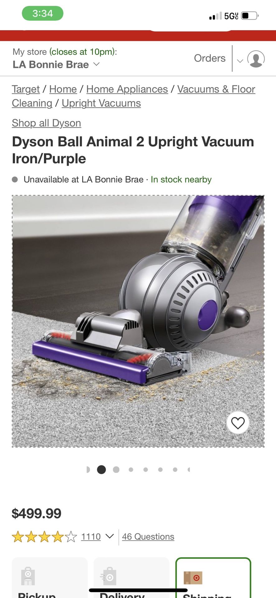 Dyson Ball Animal 2 Upright Vaccum