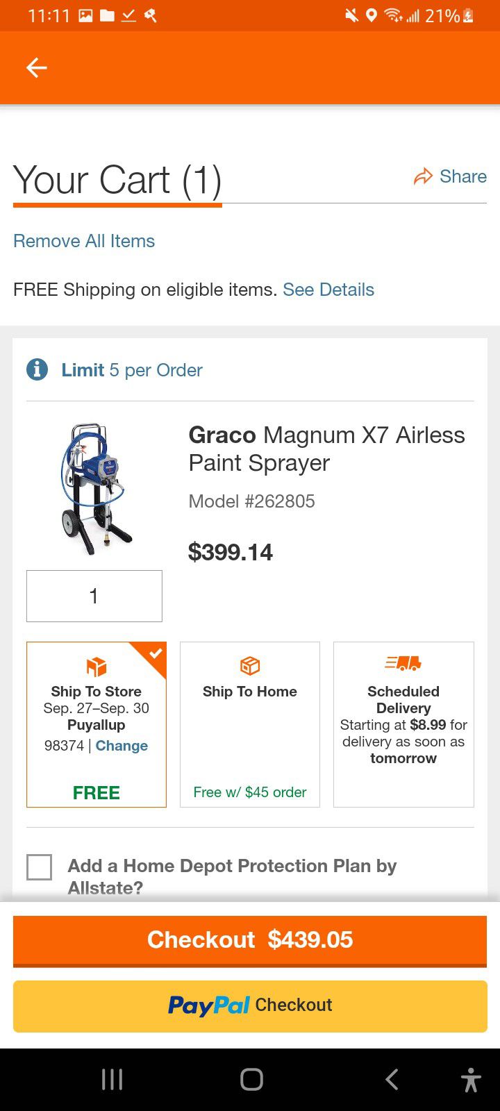 Graco Magnum X7 Airless Paint Spayer "Brand New"