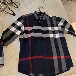 Large Burberry Button Down 