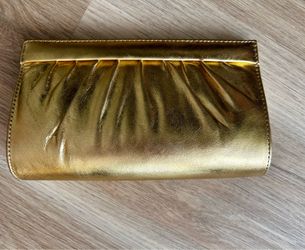 Gold Evening Clutch Purse – Elegant Party Handbag