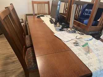 Heavy Wood Table