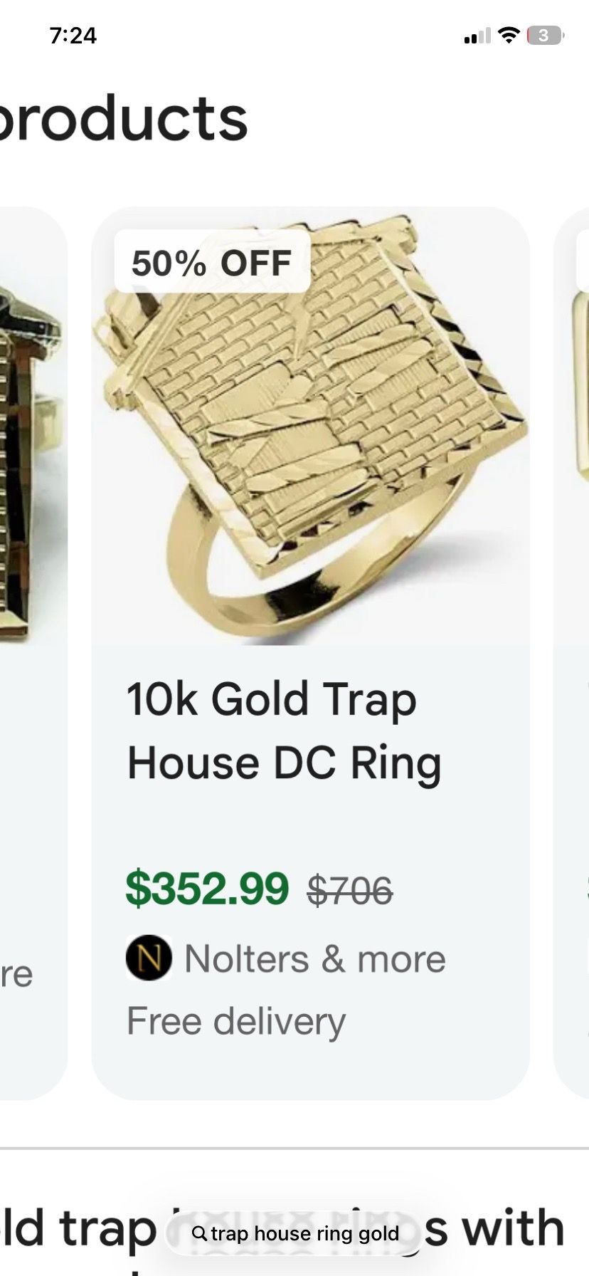 Gold ring 10k