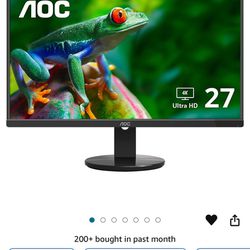 AOC U2790VQ 27 inch 4k monitor like new condition