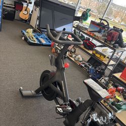 Peloton Bike+ W Mat, Cords And Shoes