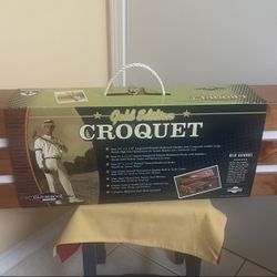 Old School Croquet set Golden Edition 