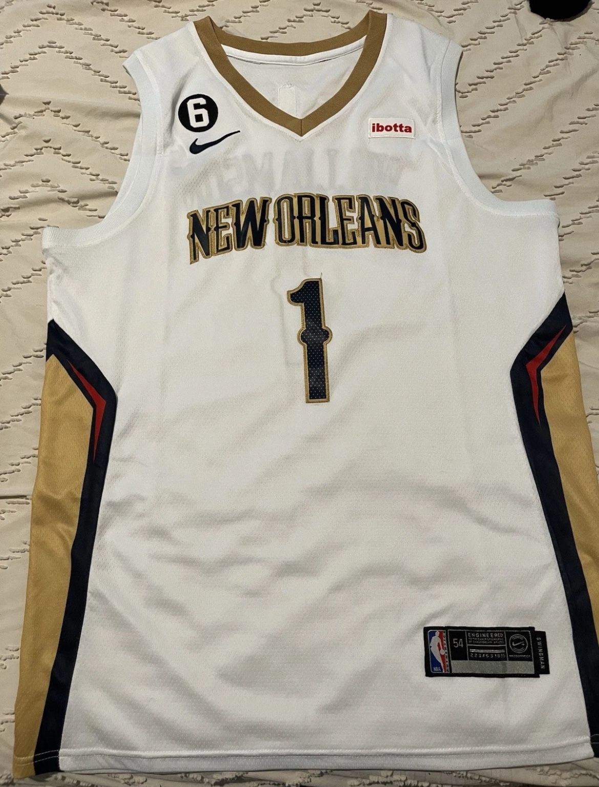 Zion Williams New Orleans Pelicans Jersey