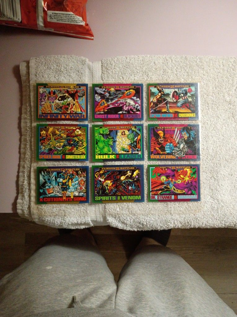 Marvel 1990 Trading Cards Prices May Vary