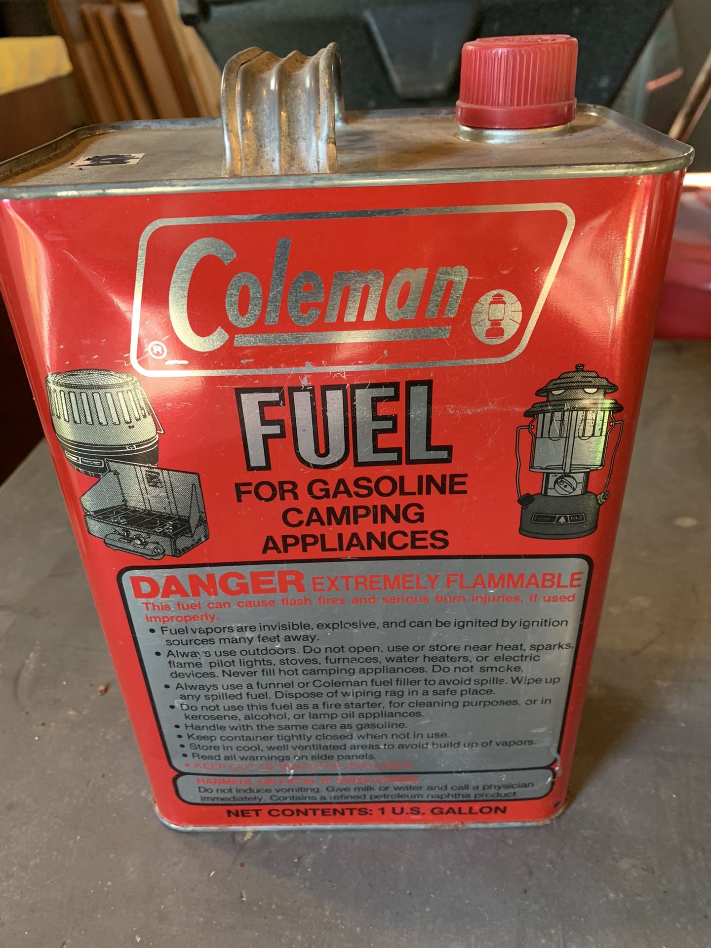 Coleman Fuel Approximately 1/2 Gallon & Coleman Filter Funnel