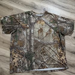 Realtree Xtra Men's 3XL Camouflage Polyester Crew Neck Short Sleeve T-Shirt