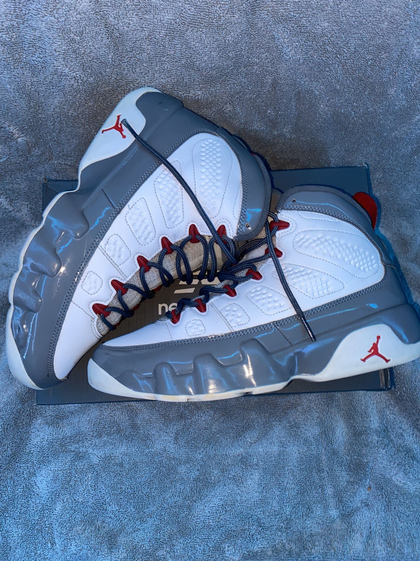 Fire Red Jordan 9s