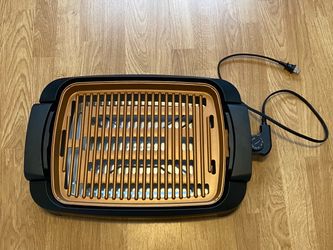 NEW Ambiano Smokeless Electric Grill Non Stick Copper Ceramic Plate