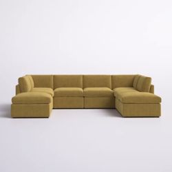 8 Piece Corduroy Sectional 