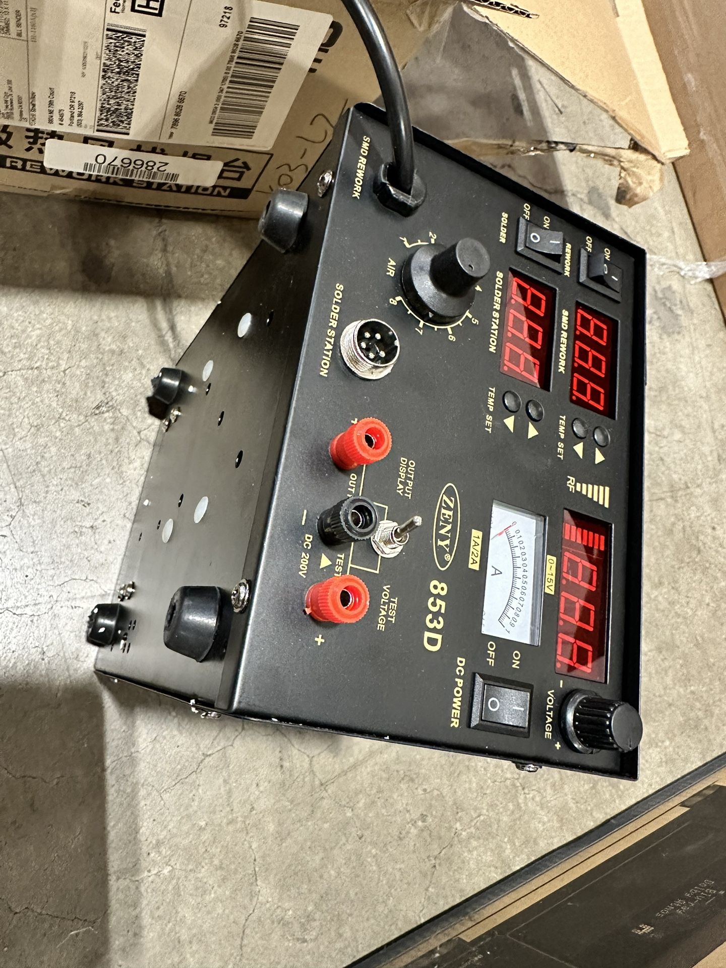 Zeny Yihua 853D Digital Hot Air SMD Solder Rework Station