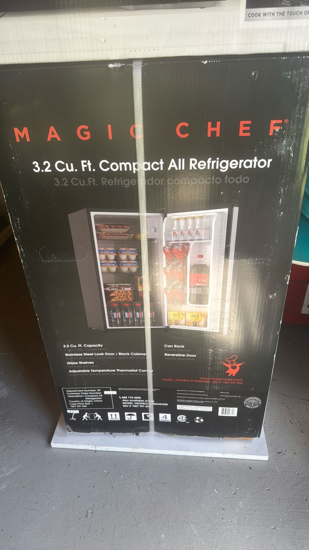 Microwave & Small Refrigerator Brand New