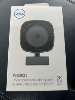 New! Dell Webcam - WB3023 - 2K QHD