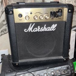 Marshall Amp & Squire Fender Guitar
