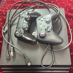 PS4 Pro(PS4 Controller For Free) And Comes With a Luna Wireless Controller.