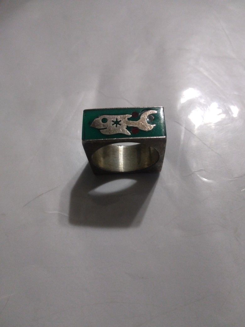 Vintage Silver Ring Size 8 Used