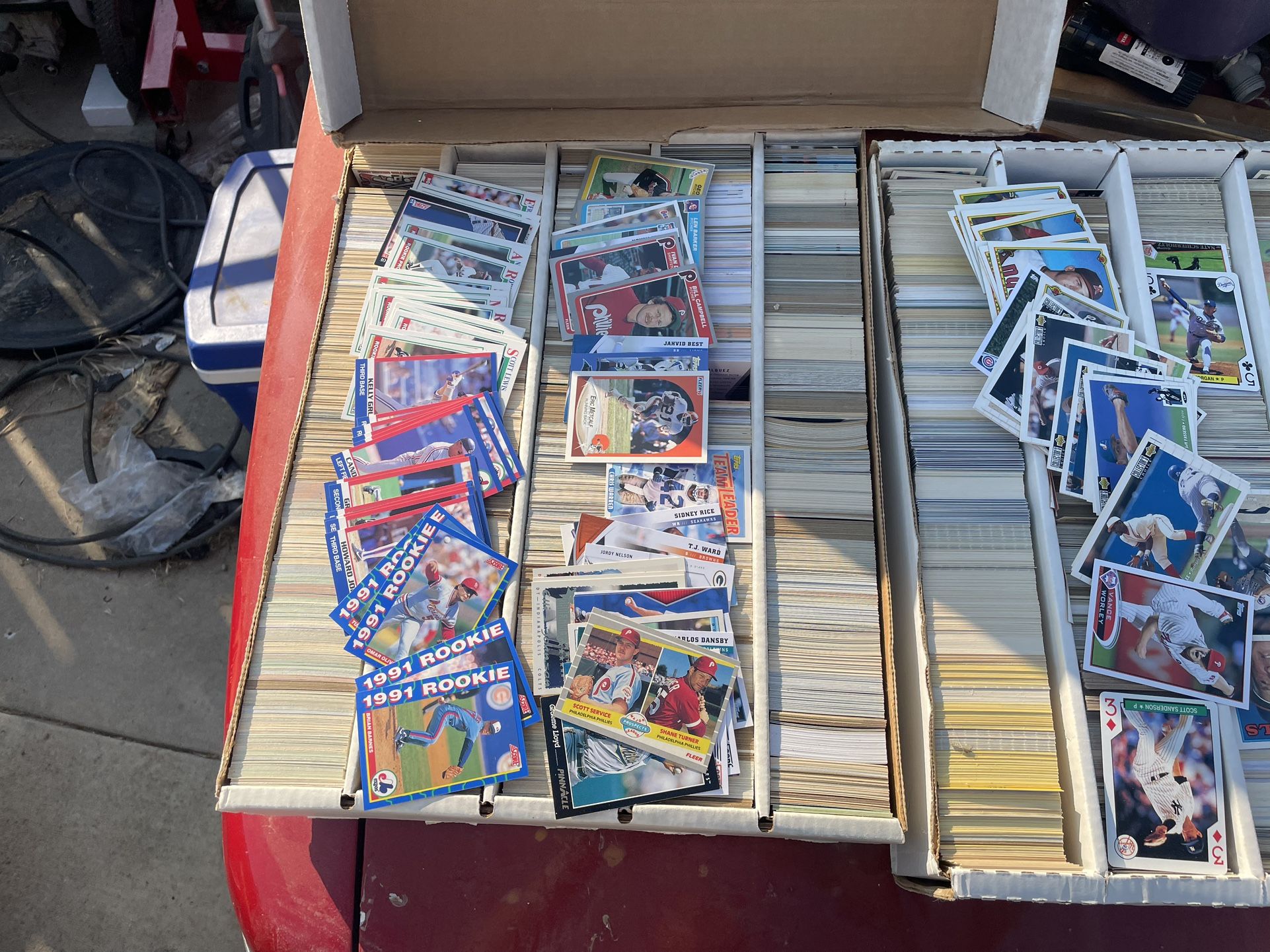 Baseball and Football Cards 80’s and 90’s