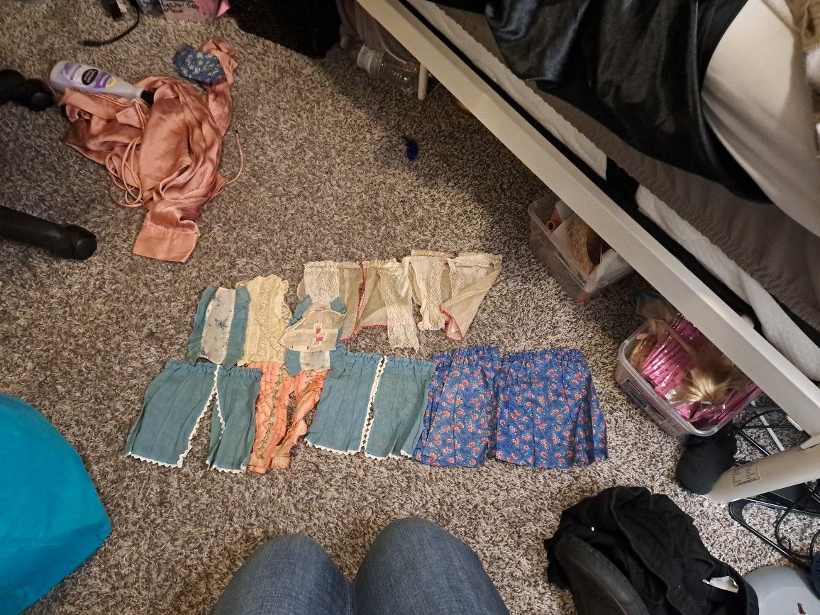Antique Dollhouse Curtains