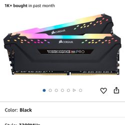CORSAIR VENGEANCE RGB PRO DDR4 RAM 16GB (2x8GB)