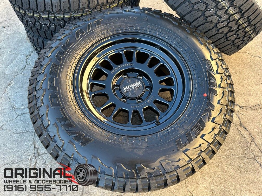 METHOD Wheels Tires Tacoma 4Runner Tundra Sequoia Silverado Sierra Tahoe Suburban 6x5.5 Rims