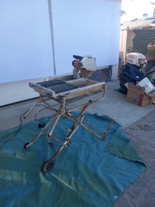 Tile Saw With Stand 10" Blade